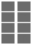 Фотострип 2 полоски по 4 фото 15x21